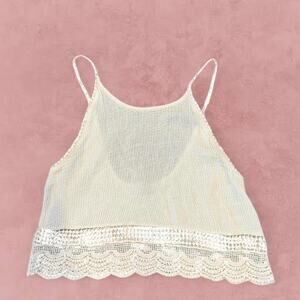 Lace summer tank top